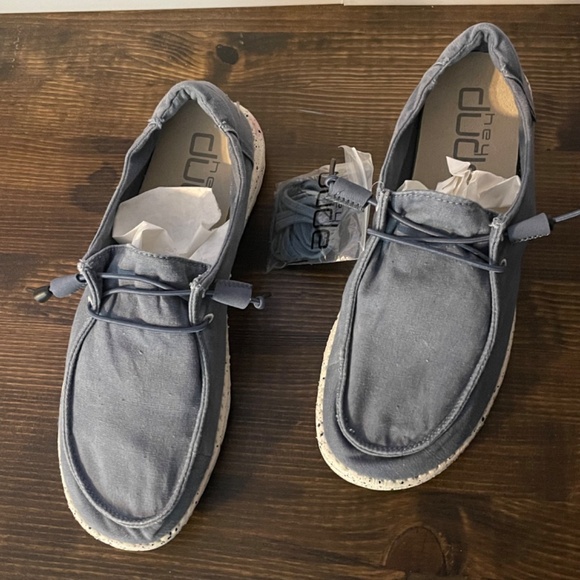 Hey Dude Wendy Steel Blue Size 11 - Picture 2 of 8